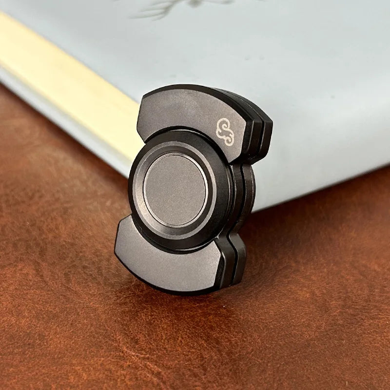 3 in 1 Fidget Toy for Stress Relief in sleek black design, perfect for calming anxiety