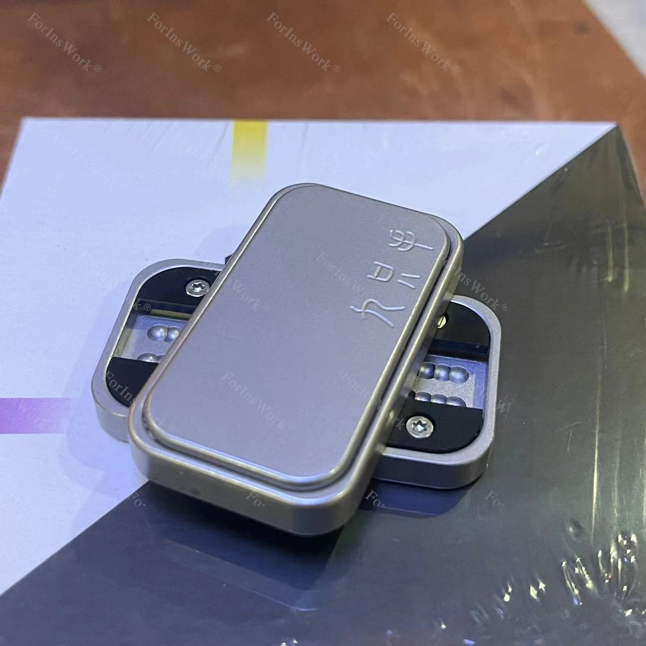 EDC Push Slider Metal Fidget Spinner