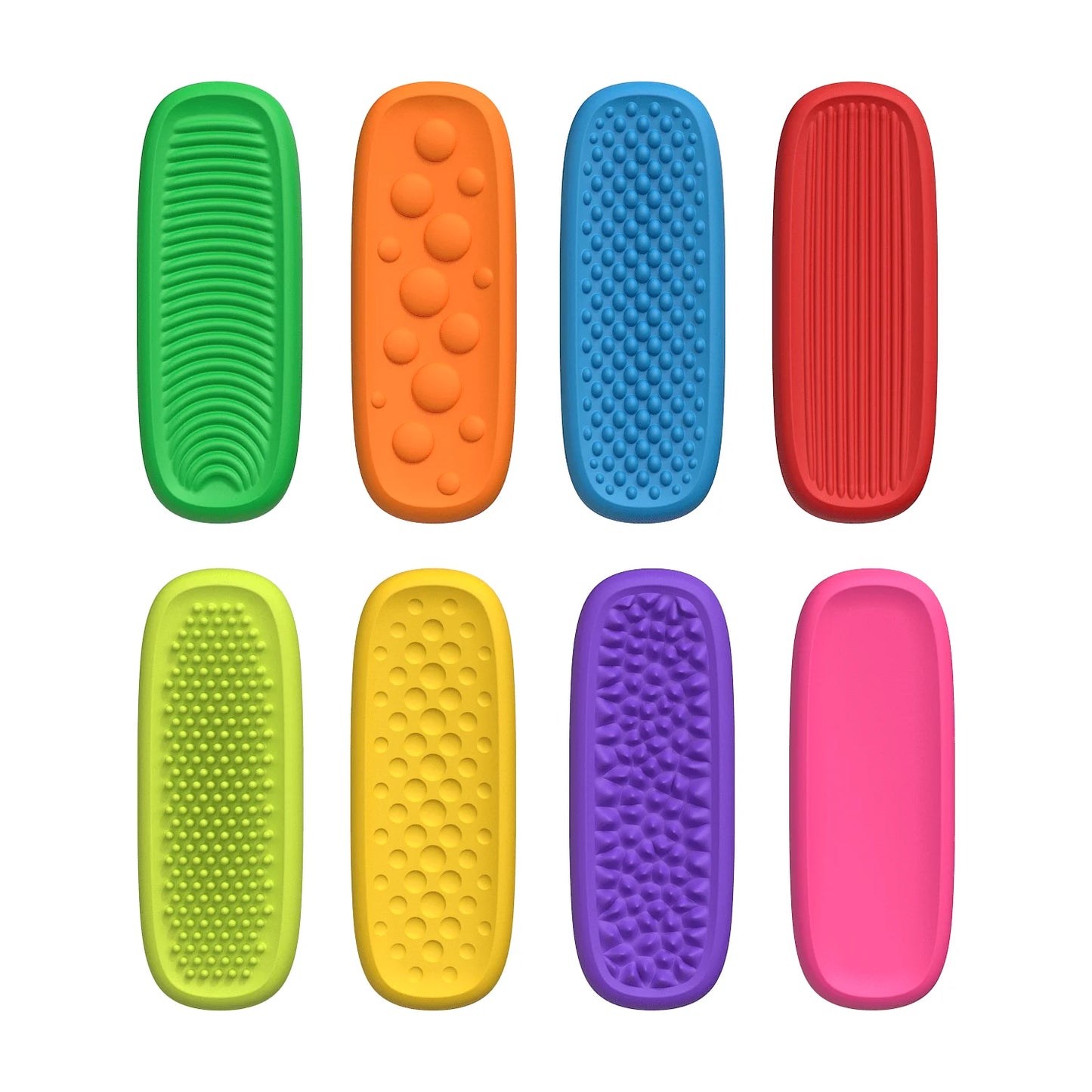 Sensory & Tactile Fidget Strips – 8 Unique Textures