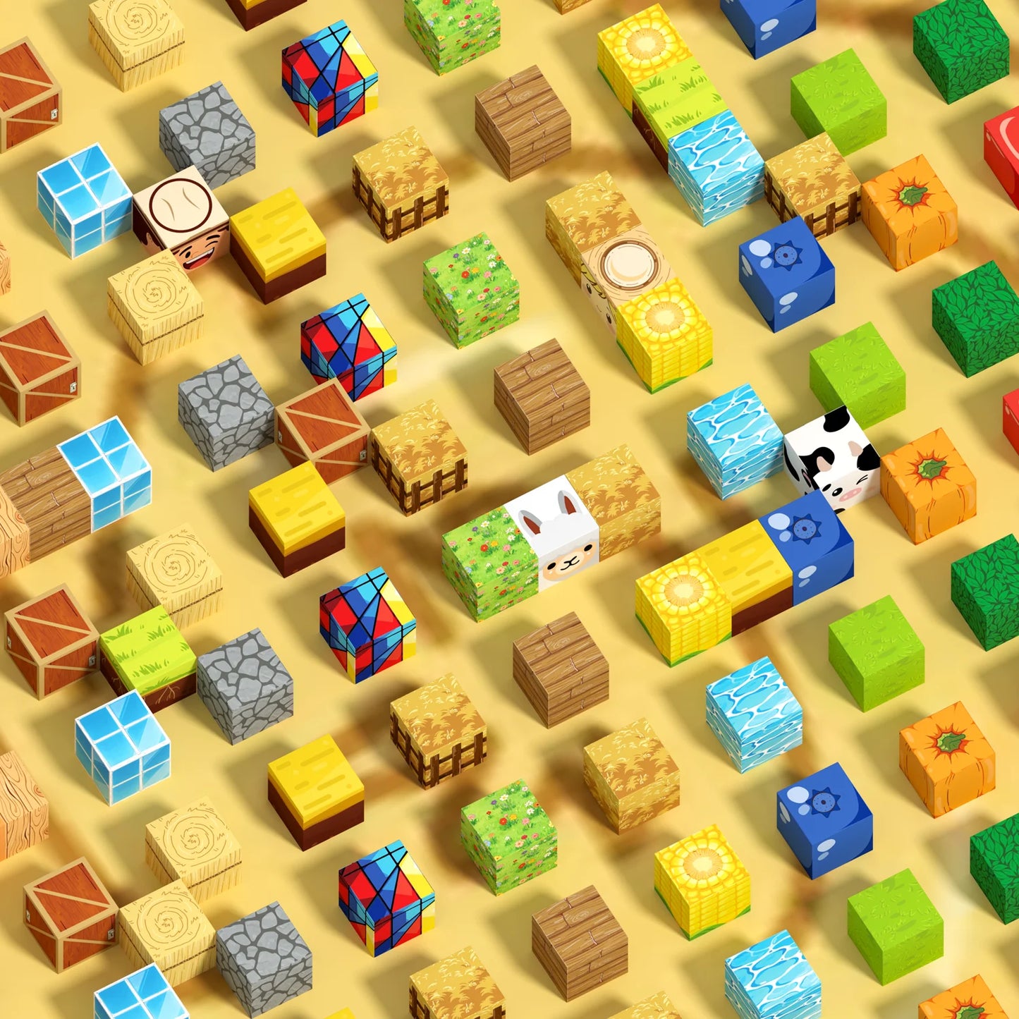 Farm Theme Magnetic Building Blocks | Barn & Animal Building Set