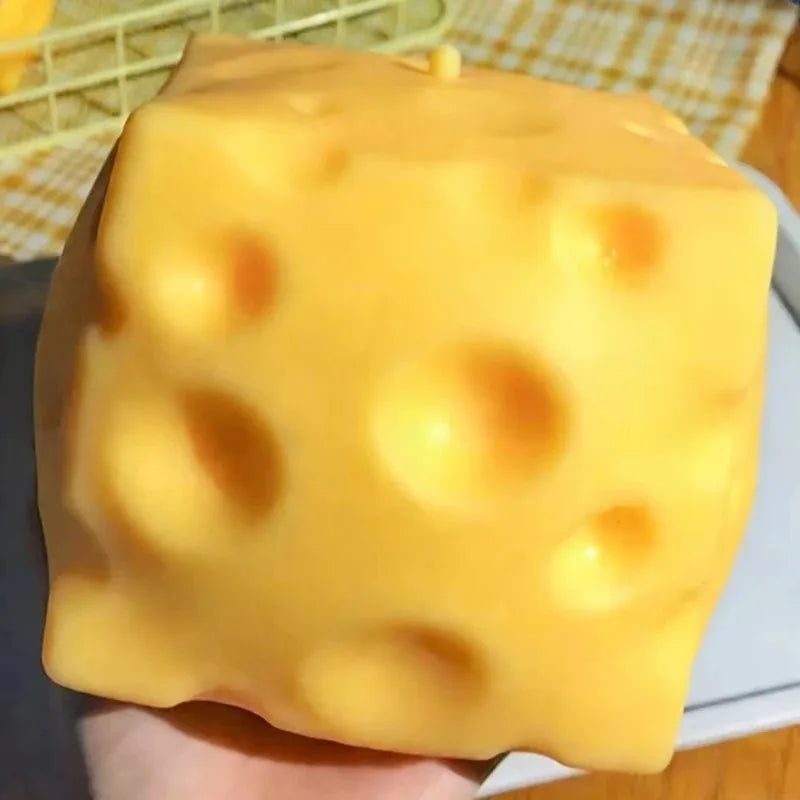 Giant cheese squishy toy, view 5
