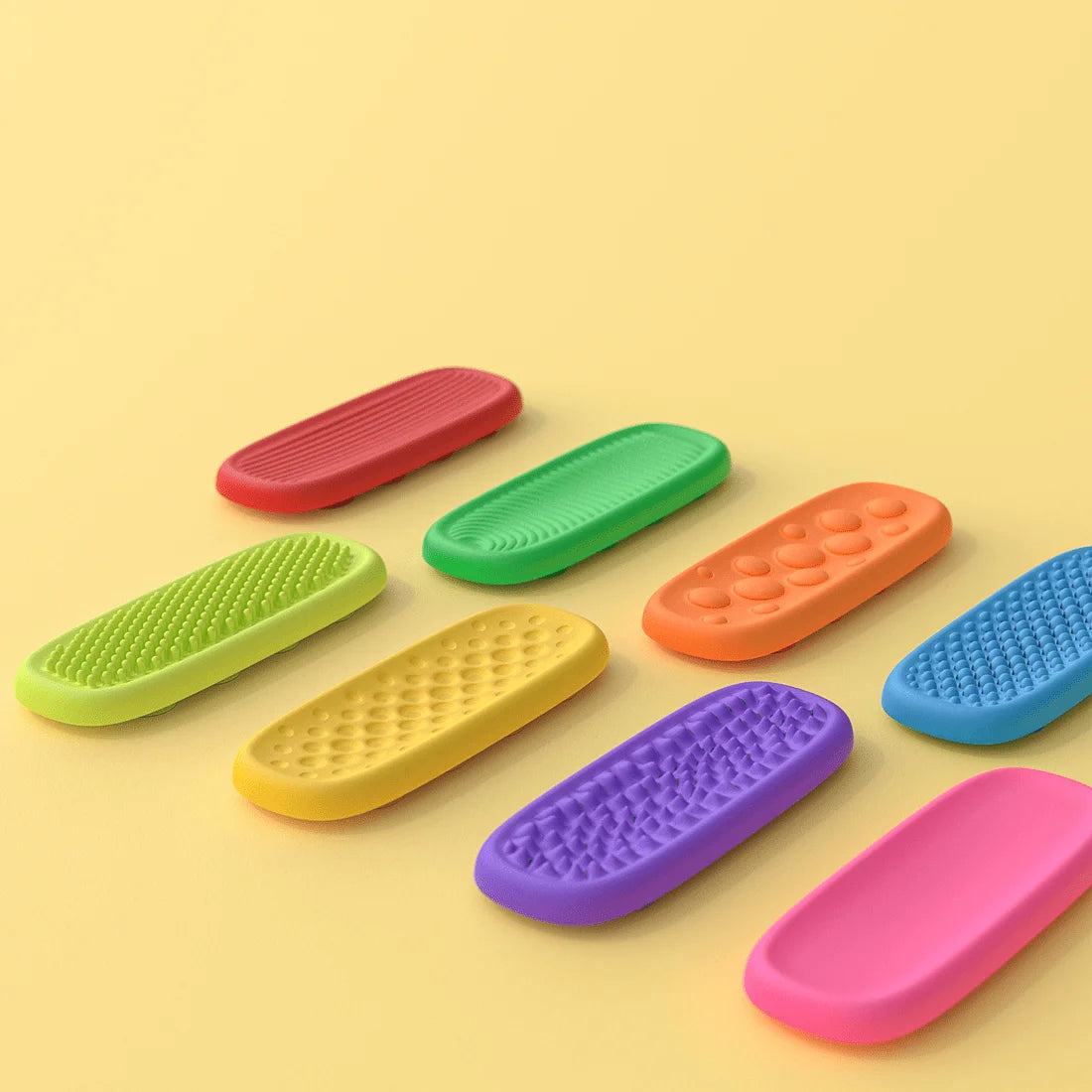 Sensory & Tactile Fidget Strips – 8 Unique Textures