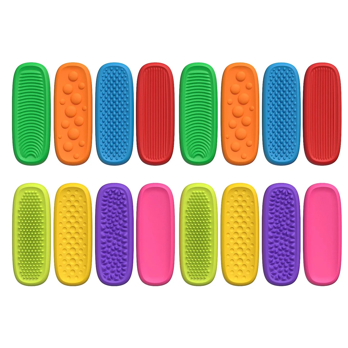 Sensory & Tactile Fidget Strips – 8 Unique Textures