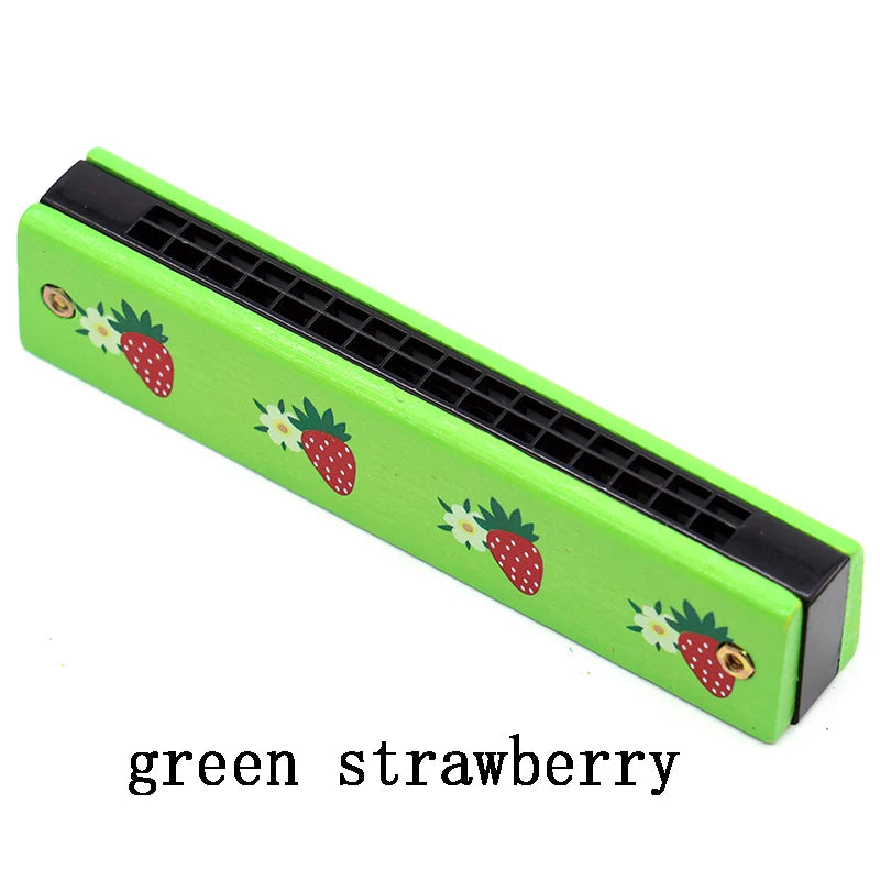 Children's Wooden Harmonica Musical Instrument