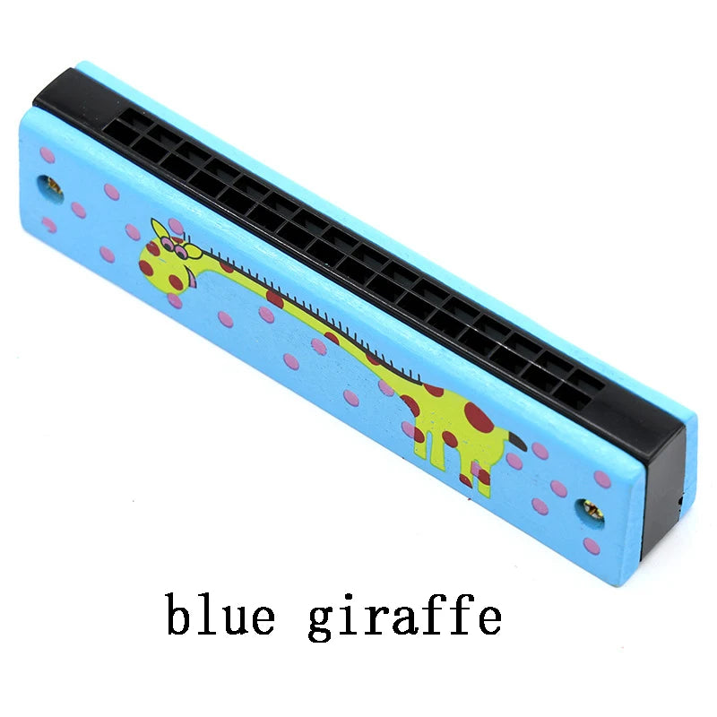 Children's Wooden Harmonica Musical Instrument