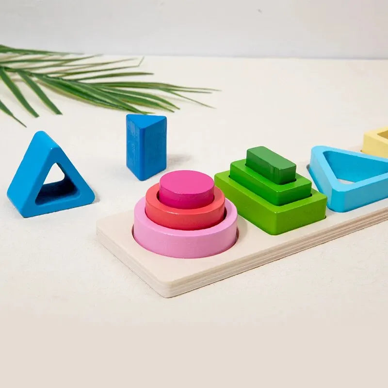 Kids Wooden Sorting Stacking Toy