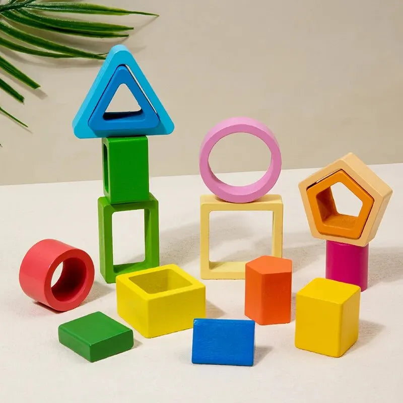 Kids Wooden Sorting Stacking Toy
