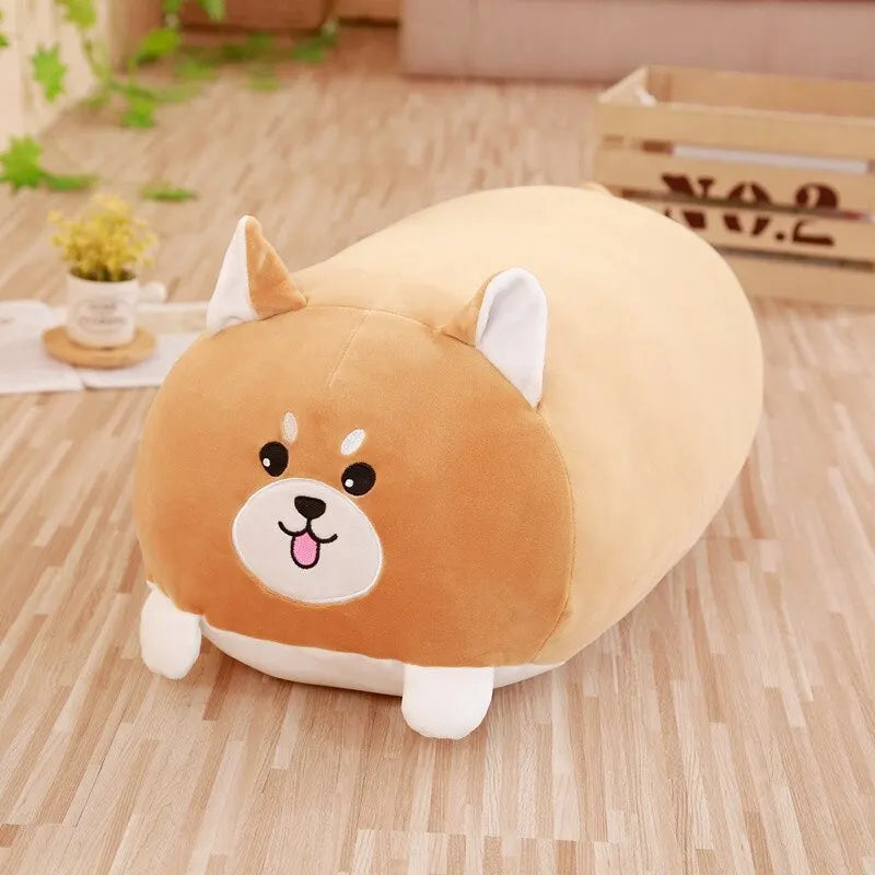 Cute dog-shaped animal themed therapeutic pillows for sensory relaxation and comfort
