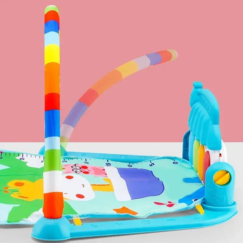 Active Playthings baby activity gym mat featuring colorful arches and engaging patterns for sensory play