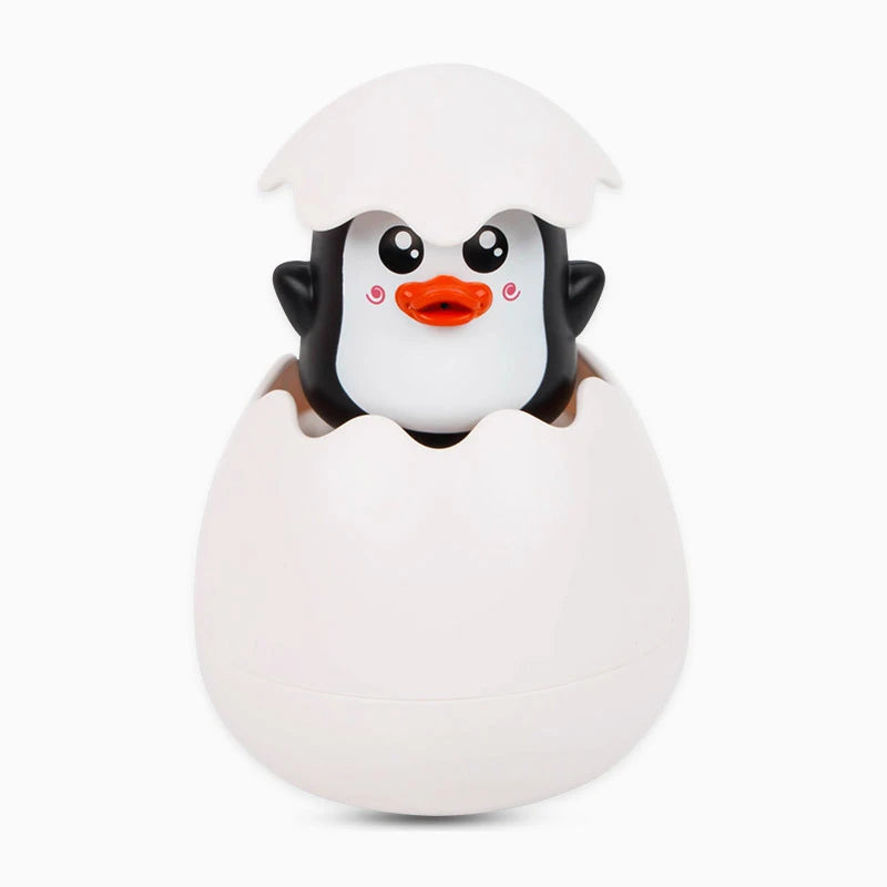 Active Playthings Baby Bath Toys Water Spray Penguin Inside Egg for Fun Bath Time Play