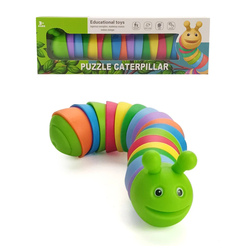Colorful ActivePlaythings funny fidget slugs sensory toy designed for stress relief and fun