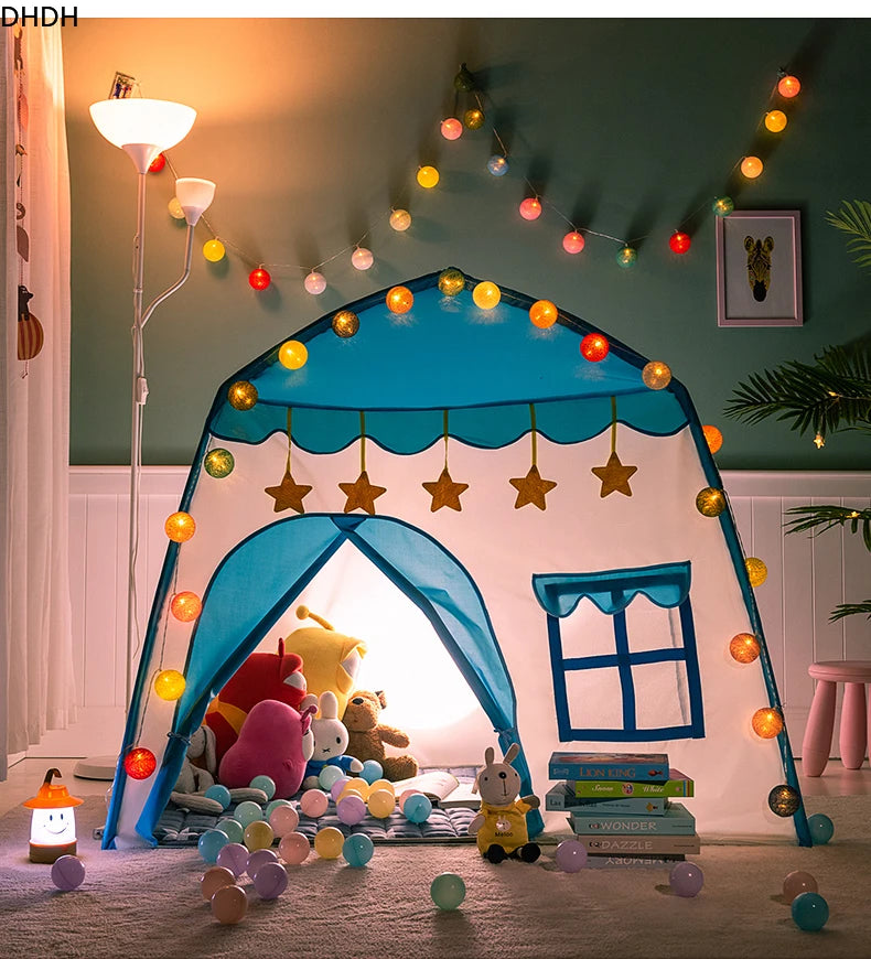 ActivePlaythings kids indoor play tent with colorful lights and fun decor for imaginative play