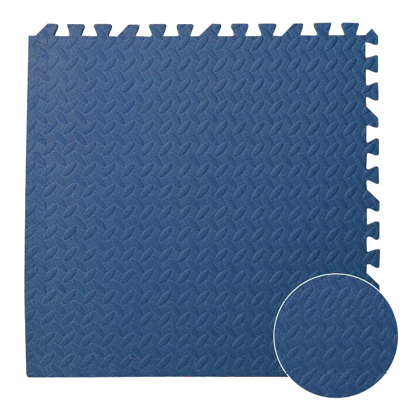 ActivePlaythings Kids Interlocking Foam Mat in Blue for Safe and Comfortable Play Areas