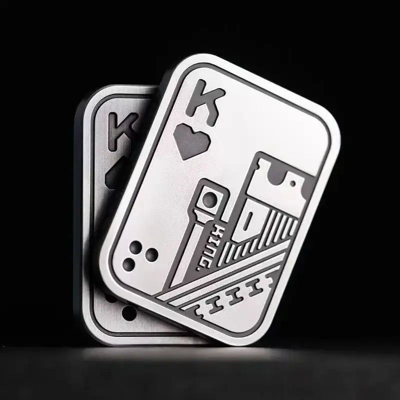 Poker King fidget slider Fidget Toy designed for stress relief and sensory play with a sleek card design