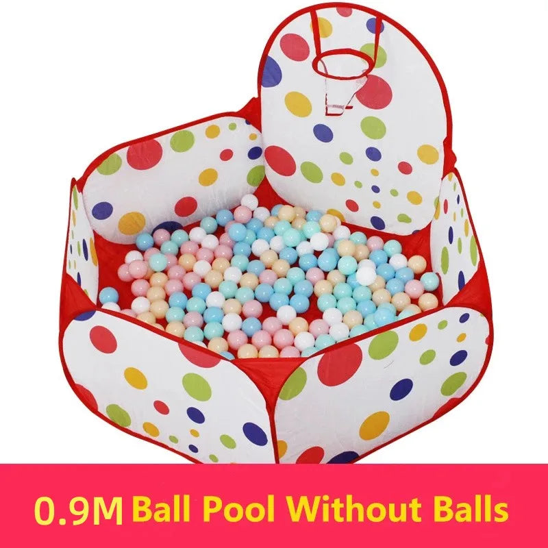 ActivePlaythings Portable Ball Pit for Toddlers with Colorful Polka Dots for Indoor Play