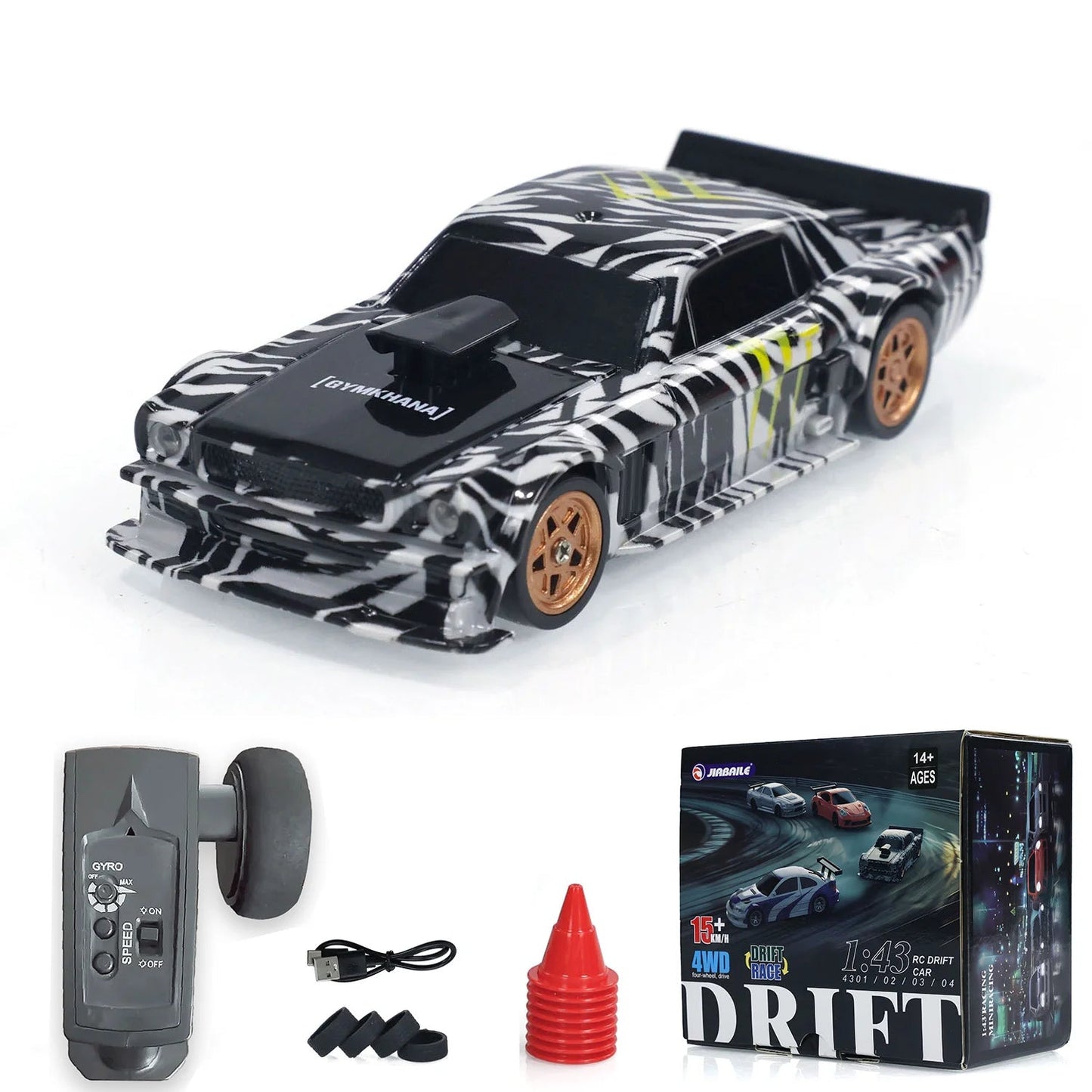 Active Playthings radio control drifting car with remote and accessories for kids aged 14 and up
