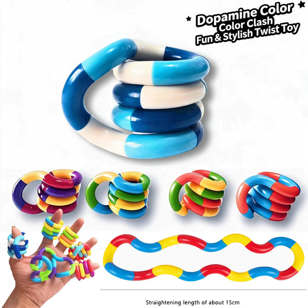 Tangle fidget toy alongside other fidget toy styles