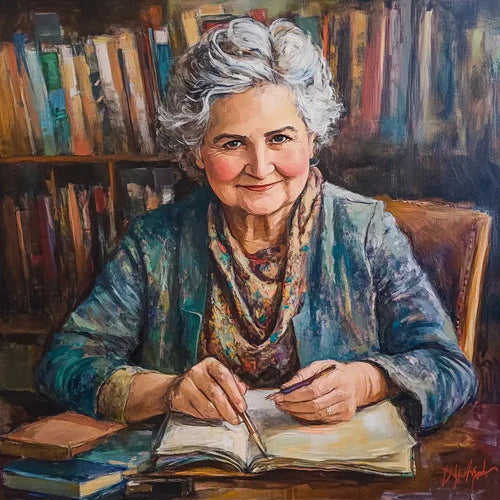 Portrait of a smiling woman studying, highlighting Montessori educational methods in practice