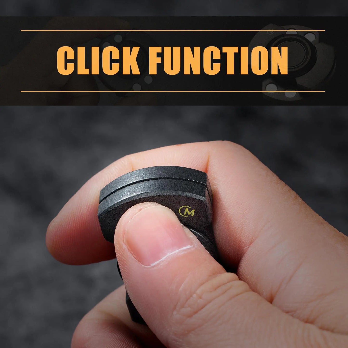 Close-up of hand using a 3 in 1 Fidget Toy for Stress Relief featuring a click function