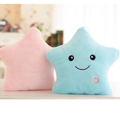 Glowing LED Colorful Plush Cushion