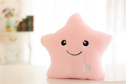 Glowing LED Colorful Plush Cushion
