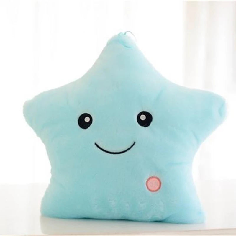 Glowing LED Colorful Plush Cushion