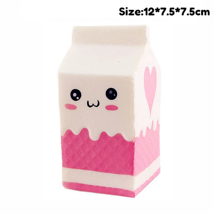 White milk carton jumbo slow-rising squishy toy