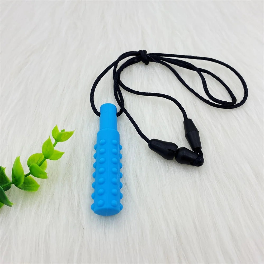 Sensory Chew Necklace Oral Aid Teether Toy for Autism, Hyperactivity, Infant Breastfeeding or Special Needs