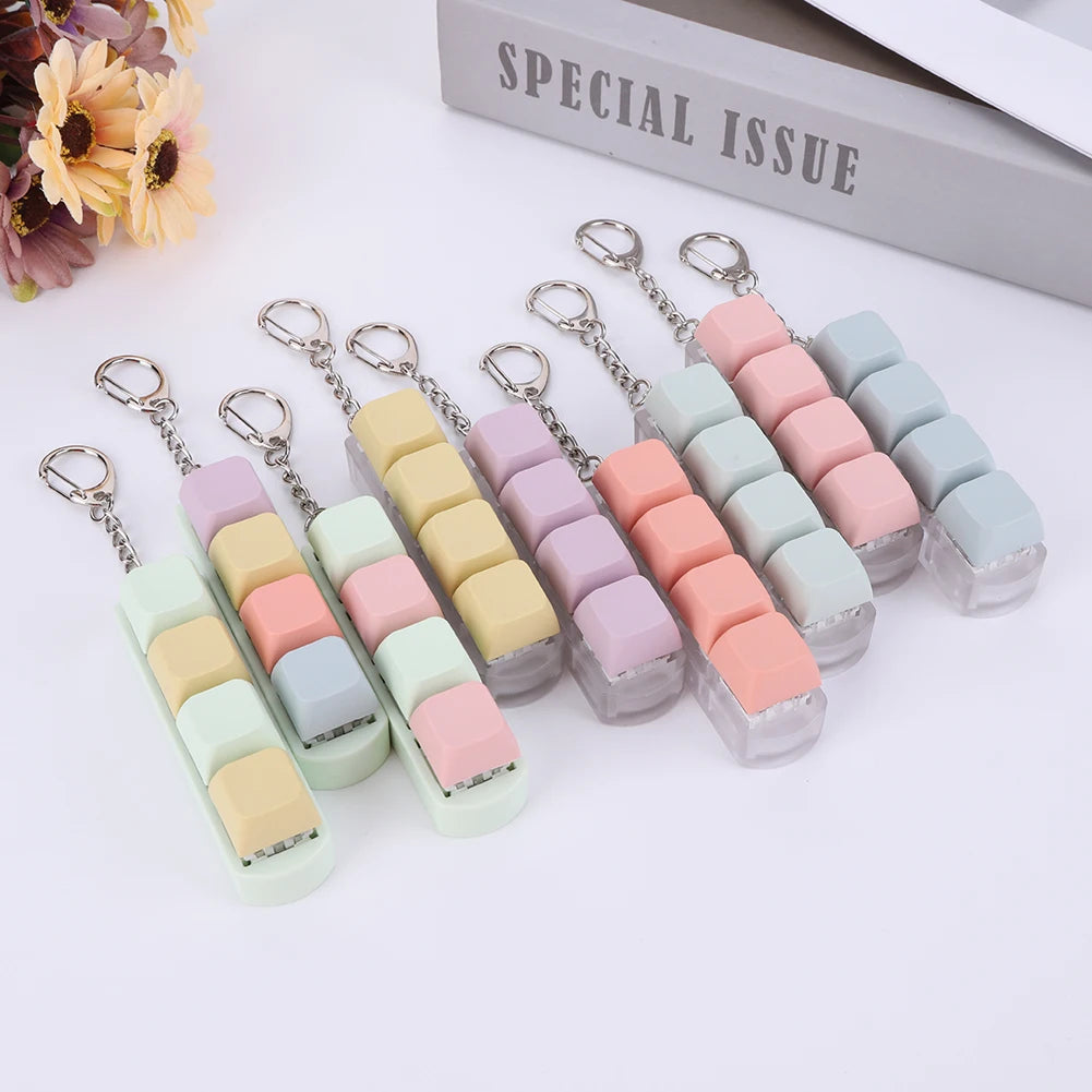 Keyboard Button Fidget Keychain