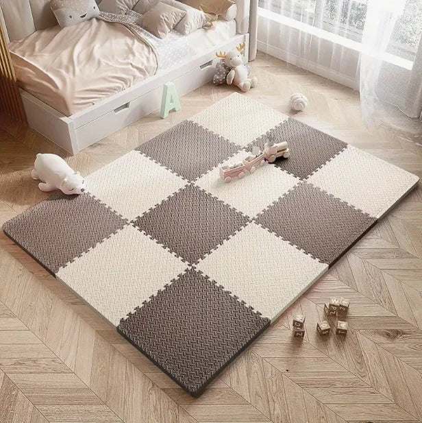 EVA Foam Patchwork Soft Play Mat - Interlocking Floor Tiles