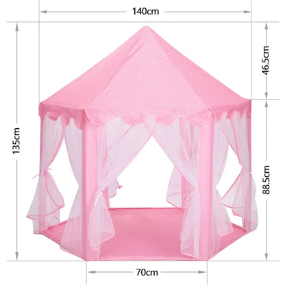 Girls Princess Castle Play Tent