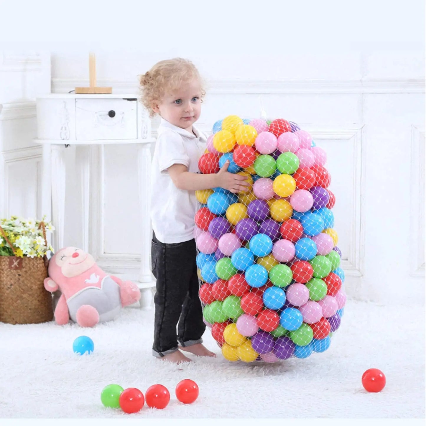 50 Plastic Balls for Play Houses and Ball Pits