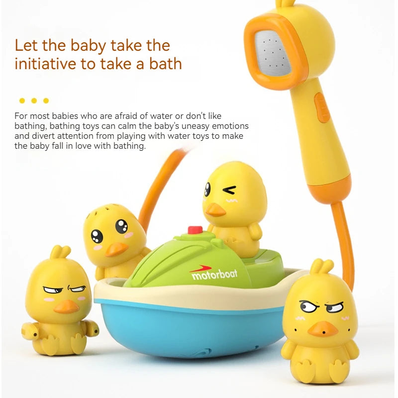 Duck Electric Water Spray Bathing Toy