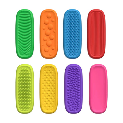 Sensory & Tactile Fidget Strips – 8 Unique Textures