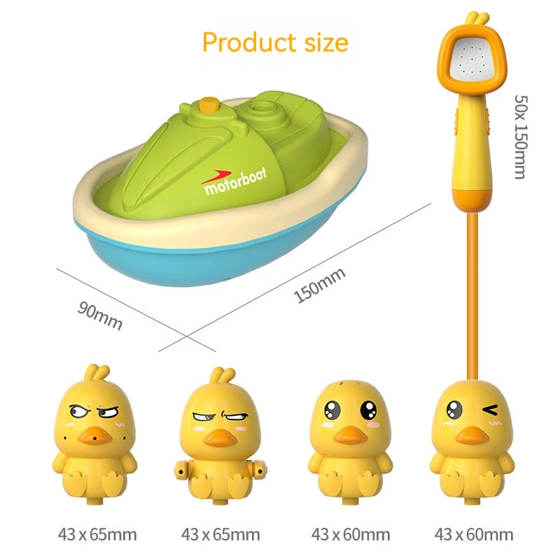 Duck Electric Water Spray Bathing Toy