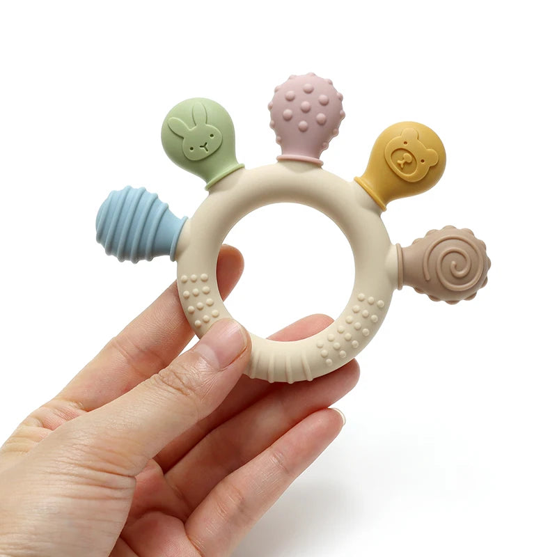 Silicone Ring Anxiety Teething Chew Beads