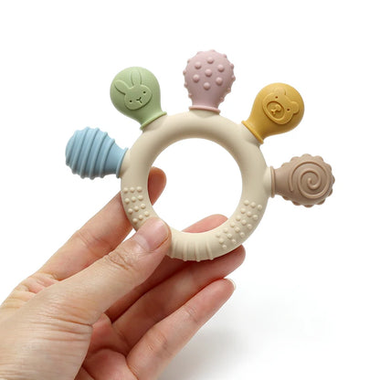 Silicone Ring Anxiety Teething Chew Beads