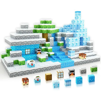 Ice World Magnetic Building Blocks | Frozen Theme Building Set
