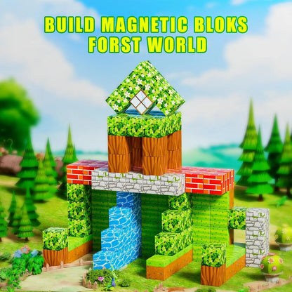 Magnetic Building Blocks Mine Set