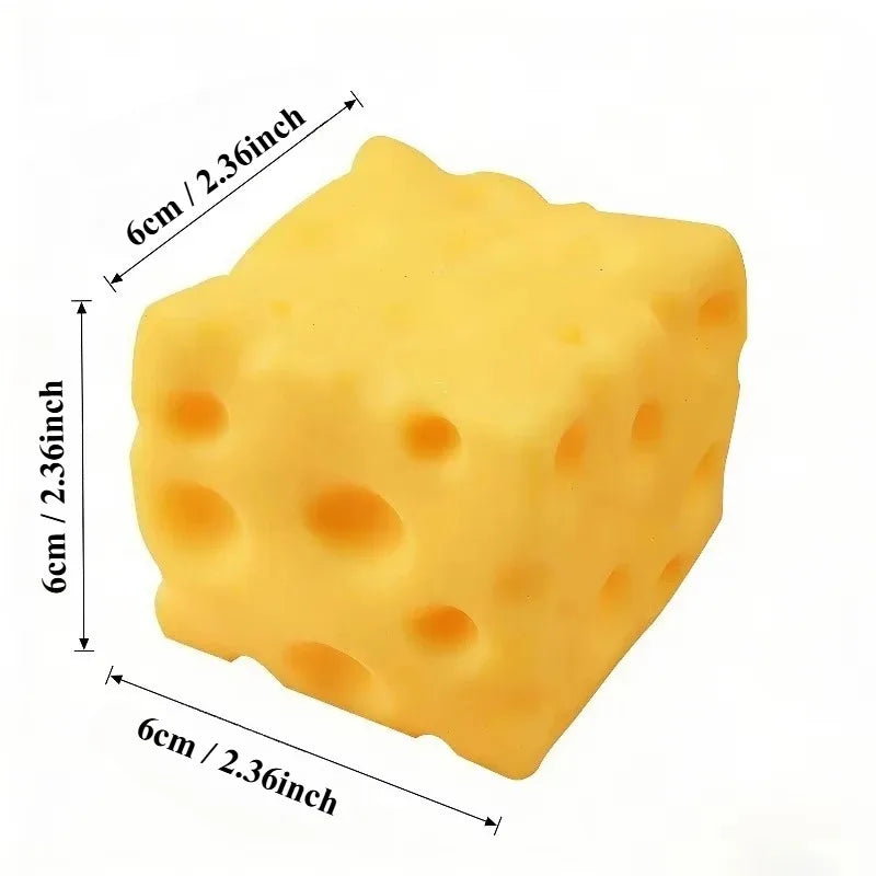 Giant cheese squishy toy, view 6