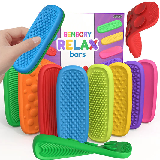 Sensory & Tactile Fidget Strips – 8 Unique Textures