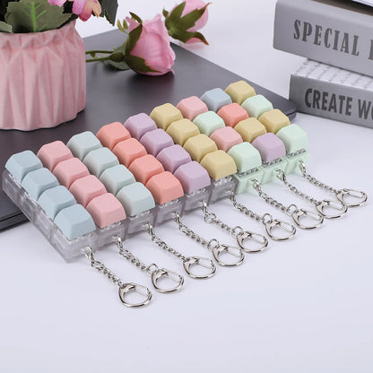 Keyboard Button Fidget Keychain