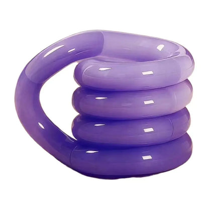 Thermochromic tangle fidget toy size comparison, about 6.7 inches