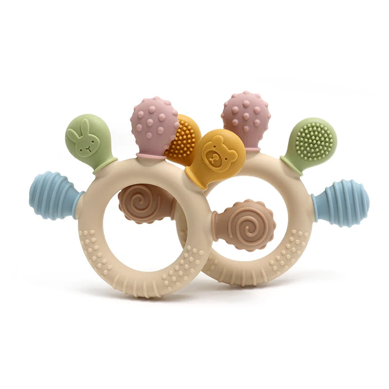 Silicone Ring Anxiety Teething Chew Beads