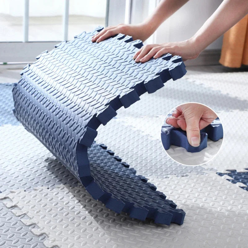 EVA Foam Patchwork Soft Play Mat - Interlocking Floor Tiles