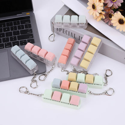 Keyboard Button Fidget Keychain