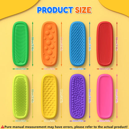 Sensory & Tactile Fidget Strips – 8 Unique Textures