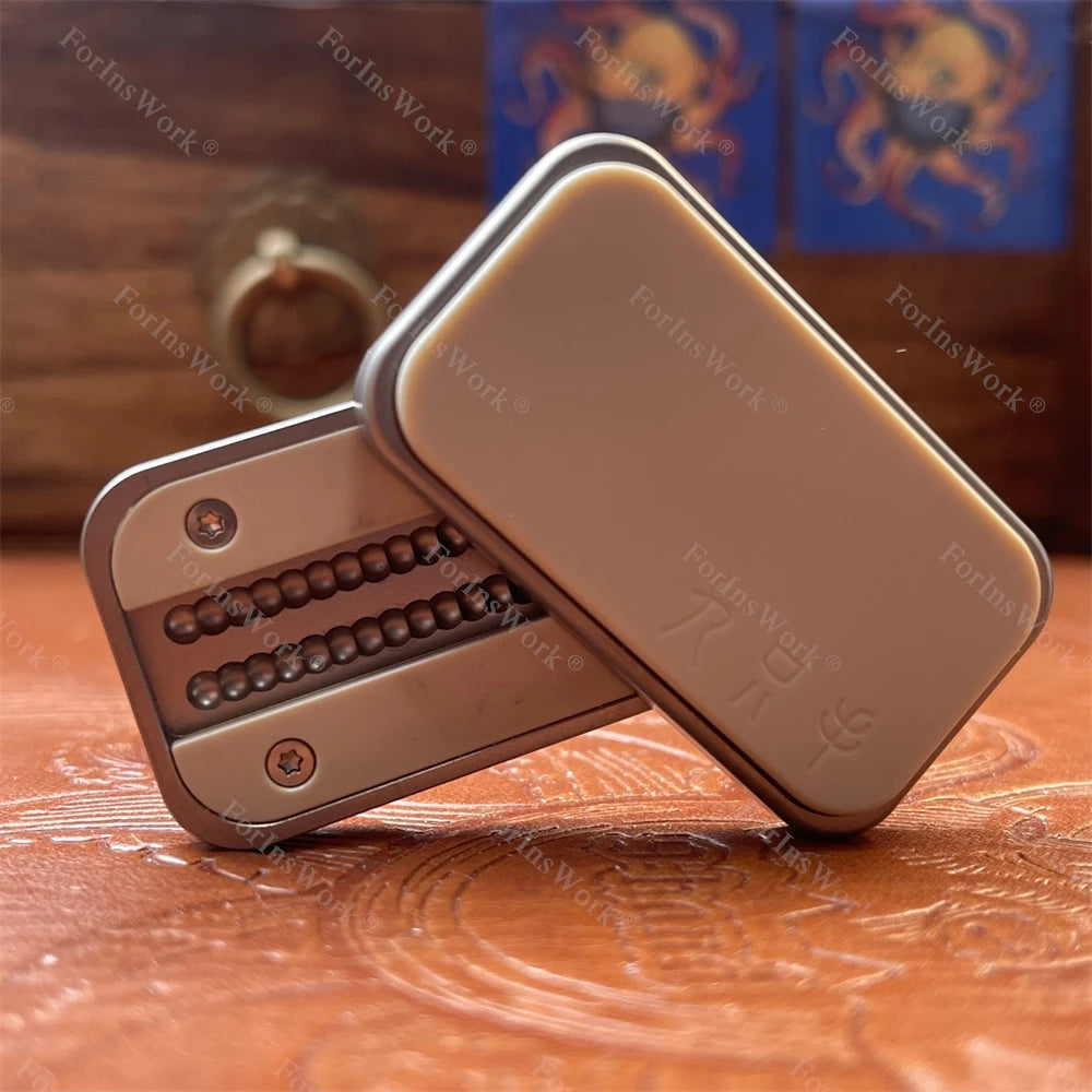 EDC Push Slider Metal Fidget Spinner
