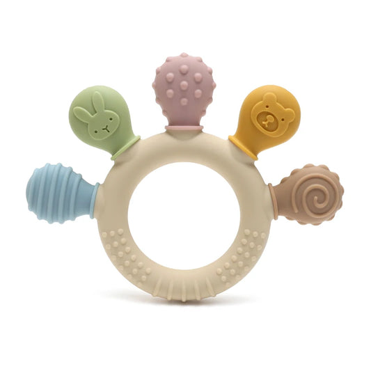 Silicone Ring Anxiety Teething Chew Beads