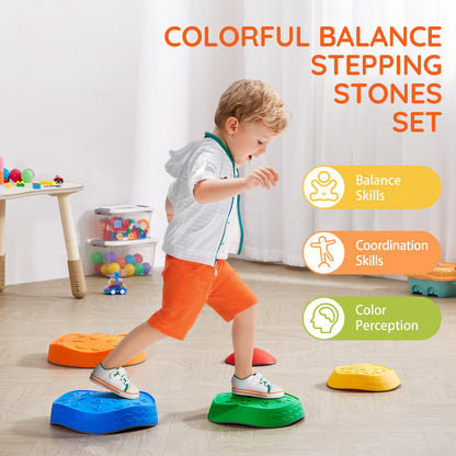Sensory and Tactile Stepping Balance Stones